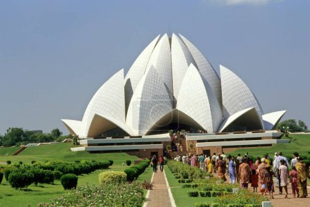 Foto de Bahai Lotus Temple, Delhi, India - Imagen libre de derechos