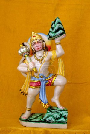 Foto de Señor hanuman en mármol India - Imagen libre de derechos