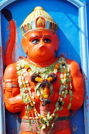 Idol von Hanuman; Nasik; Maharashtra; Indien