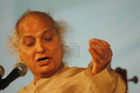 Photo for Pundit Jasraj classical vocalists, India - Royalty Free Image