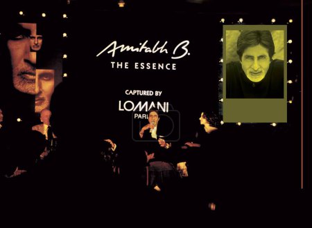 Photo for South Asian Indian Bollywood actor Amitabh Bachchan at the launch of fragrance 'Amitabh B, The Essence' created by Lomani - Royalty Free Image