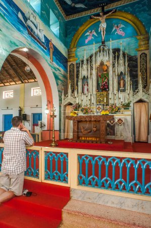 Foto de Syro Malabar iglesia católica, palayur, thrissur, kerala, India, Asia - Imagen libre de derechos