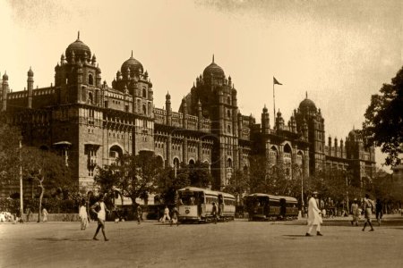 Foto de Antiguo vintage 1900 GPO Oficina General de Correos, Bombay, Mumbai, Maharashtra, India, Asia - Imagen libre de derechos