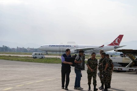 Téléchargez les photos : Aéroport international Tribhuvan, Katmandou, Nepal, Asie - en image libre de droit