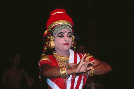 Foto de Nangiar Koothu dance , kerala , India - Imagen libre de derechos