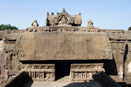 Téléchargez les photos : Temple Kailash, grottes d'ellora, aurangabad, maharashtra, Inde, Asie - en image libre de droit