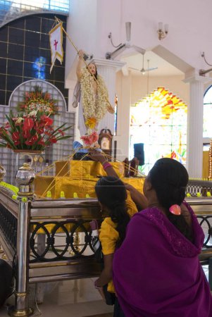 Foto de Iglesia siria de Saint George Catholic Forane en Angamally cerca de Ernakulum, Kerala, India - Imagen libre de derechos
