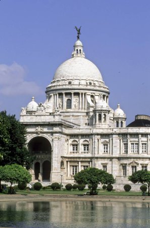 Foto de Victoria Memorial Building (1921); Calcuta; Bengala Occidental; India - Imagen libre de derechos