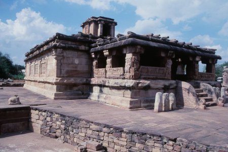 Photo for Lad khan temple at Aihole district Bagalkot, Karnataka, India - Royalty Free Image