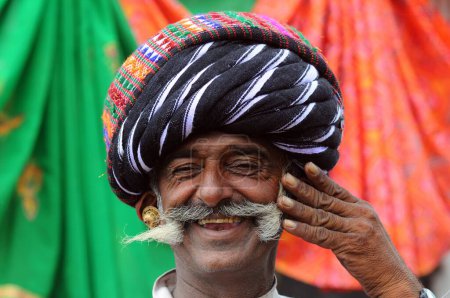 Photo for Rural man at Mindiyada near Anjaar, Kutch, Gujarat, India - Royalty Free Image