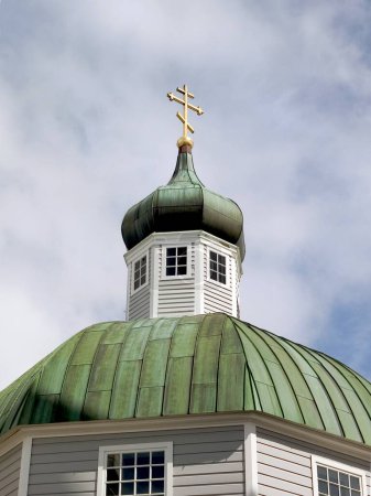 Téléchargez les photos : L'église orthodoxe sitka alaska ; Etats-Unis d'Amérique - en image libre de droit
