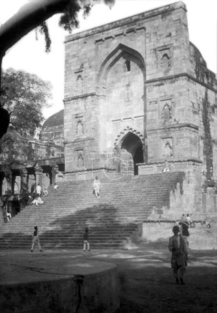Foto de Viejo diapositiva de la linterna vintage de Jami Masjid, Jaunpur, Uttar Pradesh, indio, Asia - Imagen libre de derechos
