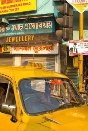 Photo for Taxi at Bhowanipur Calcutta West Bengal India - Royalty Free Image