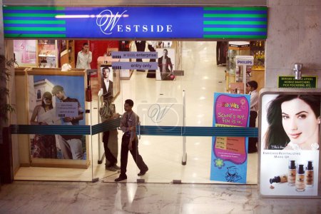 Photo for Entrance of West Side store in the infinity mall, Andheri, Bombay now Mumbai, Maharashtra, India - Royalty Free Image