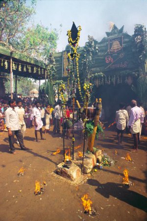 Photo for Mariamman festival, Tamil Nadu, India - Royalty Free Image