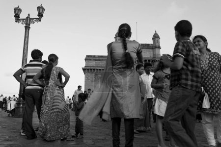 Foto de Puerta de la India Apollo Bunder Colaba Mumbai Maharashtra India Asia junio 2012 - Imagen libre de derechos