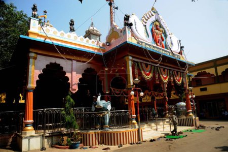 Téléchargez les photos : Temple Bhurakhiya Hanuman, Lathi, Gujarat, Inde, Asie - en image libre de droit