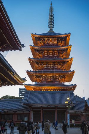 Téléchargez les photos : Temple Asakusa sensoji, tokyo, Japon - en image libre de droit