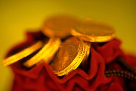 Close up of Gold Coins
