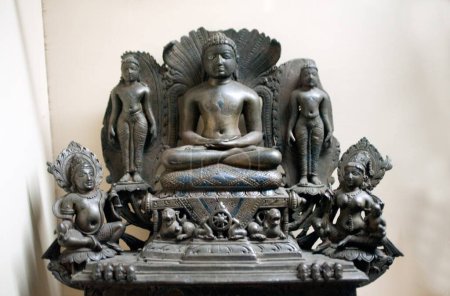Jain tirthankar at the vadodara museum Gujarat India Asia