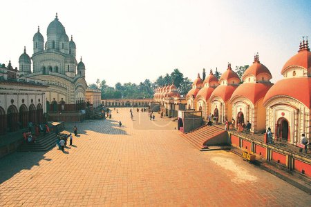 Téléchargez les photos : Dakshineswar temple, kolkata, Inde, Asie - en image libre de droit