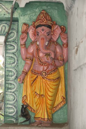 Photo for Lord ganesh temple, puri, orissa, india, asia - Royalty Free Image