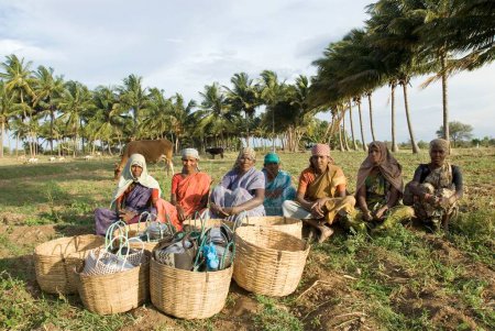 Foto de Trabajador agrícola, Tamil Nadu, India - Imagen libre de derechos