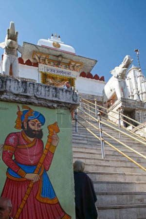 Foto de Indo-ario templo Jagdish más grande construido por Maharana Jagat Singh en 1651 A.D; Udaipur; Rajasthan; India - Imagen libre de derechos