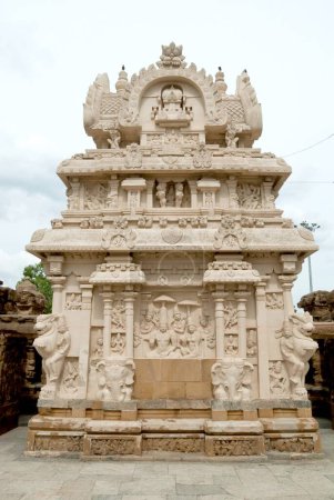 Téléchargez les photos : Temple Kailasanatha à Kanchipuram, kancheepuram, Tamil Nadu, Inde - en image libre de droit