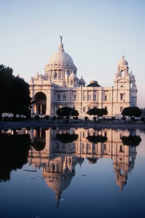 Photo for View of Victoria Memorial in Calcutta, West Bengal, India - Royalty Free Image