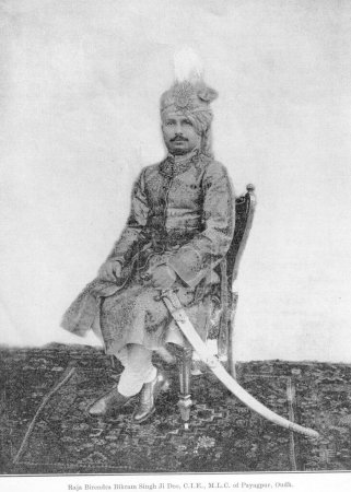 Foto de Príncipes de la India, Raja Birendra Bikram Singh Ji Deo, C.I.E., M.L.C., Estado de Payagpur, Oudh, Uttar Pradesh, India - Imagen libre de derechos