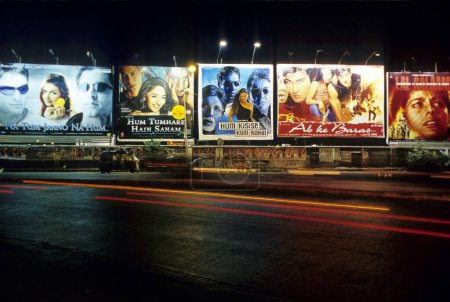 Photo for Hindi film hording, bombay mumbai, maharashtra, india - Royalty Free Image