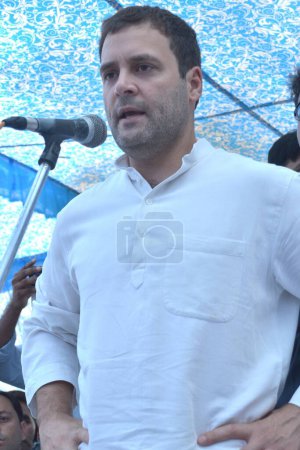 Photo for Indian national congress party, politician, rahul gandhi, india, asia - Royalty Free Image