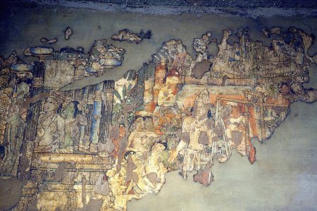 Photo for Wall paintings of ajanta caves , Aurangabad , Maharashtra , India - Royalty Free Image