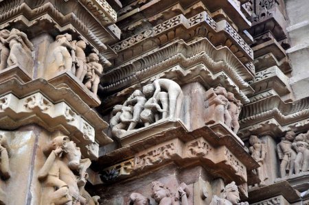 Photo for Erotic sculpture Khajuraho Madhya Pradesh India Asia - Royalty Free Image