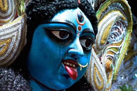 Téléchargez les photos : Idole de déesse kali, Bengale occidental, Inde - en image libre de droit