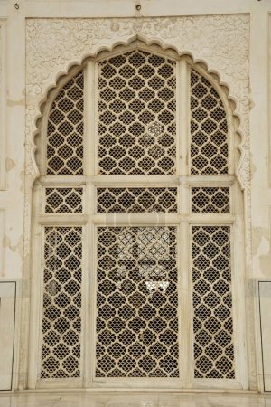 Jali Work on Window Bibi ka Maqbara Aurangabad at Maharashtra India