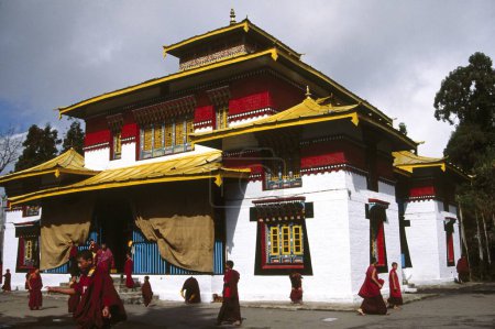 Téléchargez les photos : Monastère bouddhiste, Sikkim, Inde - en image libre de droit