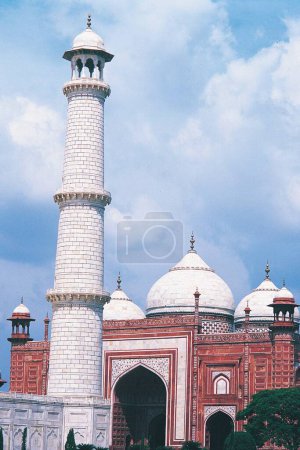 Téléchargez les photos : Masjid, taj mahal, agra, delhi, india, asia - en image libre de droit