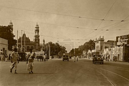 Foto de Vintage foto monte carretera chennai, tamil nadu, India, asia - Imagen libre de derechos