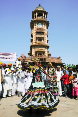 Photo for Kalbeliya folk dancer, Jodhpur, Rajasthan, India - Royalty Free Image