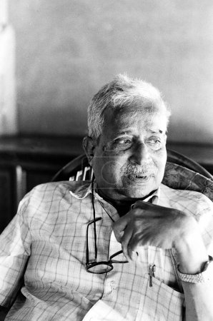 Foto de Retrato de MR Vijayanath Shenoy visionario y célebre conservacionista - Imagen libre de derechos
