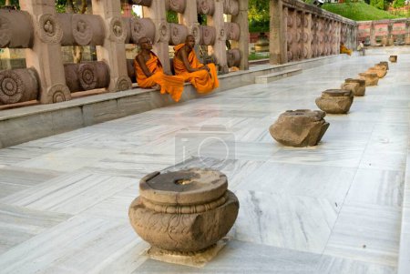 Téléchargez les photos : Temple Mahabodhi ; Bodhgaya ; Bihar ; Inde - en image libre de droit