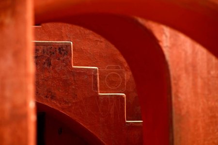 Steps of Jantar Mantar - new delhi india 