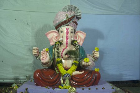 Téléchargez les photos : Idole du seigneur Ganesha, Pune, Maharashtra, Inde, Asie - en image libre de droit