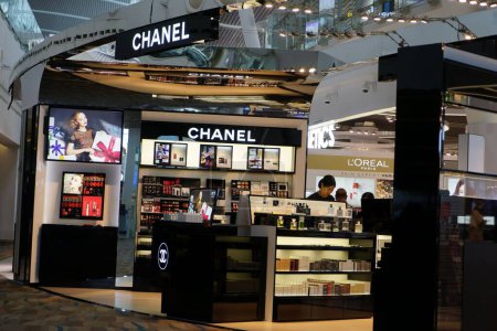 Téléchargez les photos : Boutique Chanel, Aéroport international de Phuket, Thaïlande, Asie - en image libre de droit