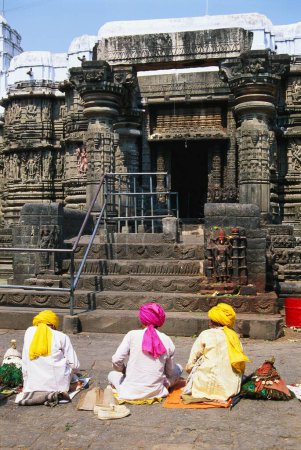 Photo for View of Aundya Nagnath temple, Nanded, Maharashtra, India - Royalty Free Image