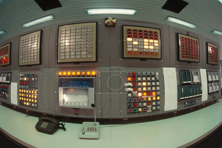Photo for Control room of thermal power plant , india - Royalty Free Image