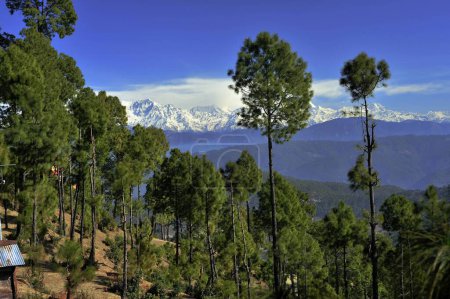 Téléchargez les photos : Himalayan mountain scape uttarakhand India Asia - en image libre de droit