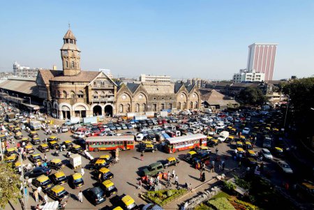 Foto de Mercado de Mahatma Phule o mercado Crawford, Bombay ahora Mumbai, Maharashtra, India - Imagen libre de derechos